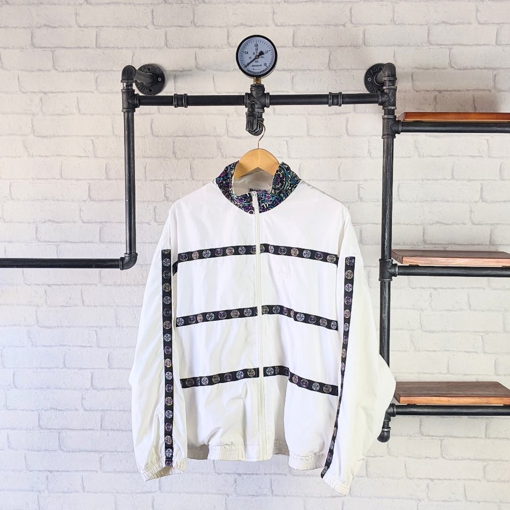 Vintage 80's-90's Reebok Windbreaker Aztec Pattern